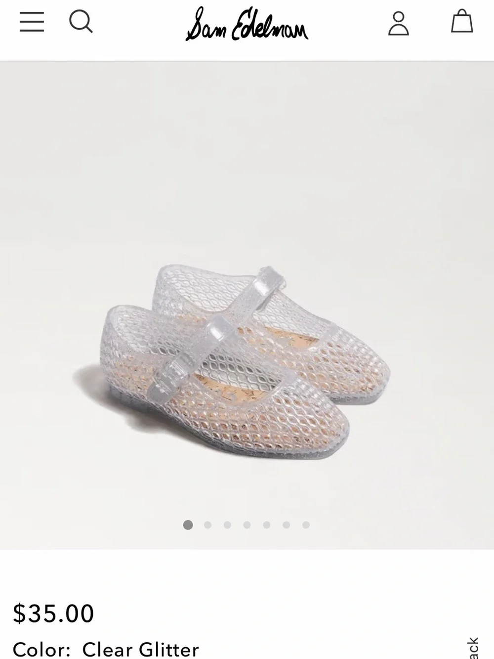 Sam Edelman Kids Clear Glitter- Toddler Quinn Jelly Sandals